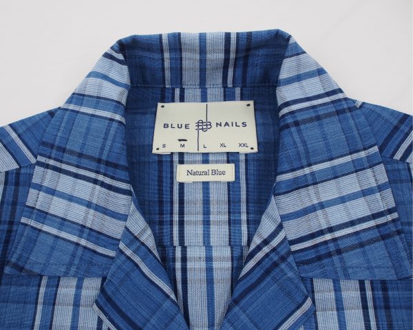 BN Natural Blue Plait Hawaii Shirt - Image 3